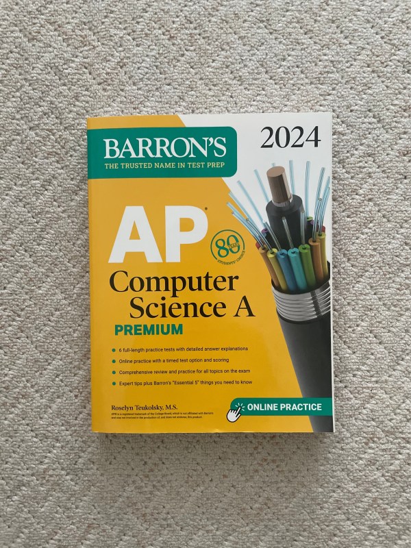 AP Baron's Computer Science A 2024 Premium