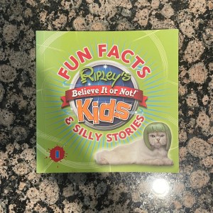 Ripley's Believe It or Not Kids & Silly Stories Fun Facts